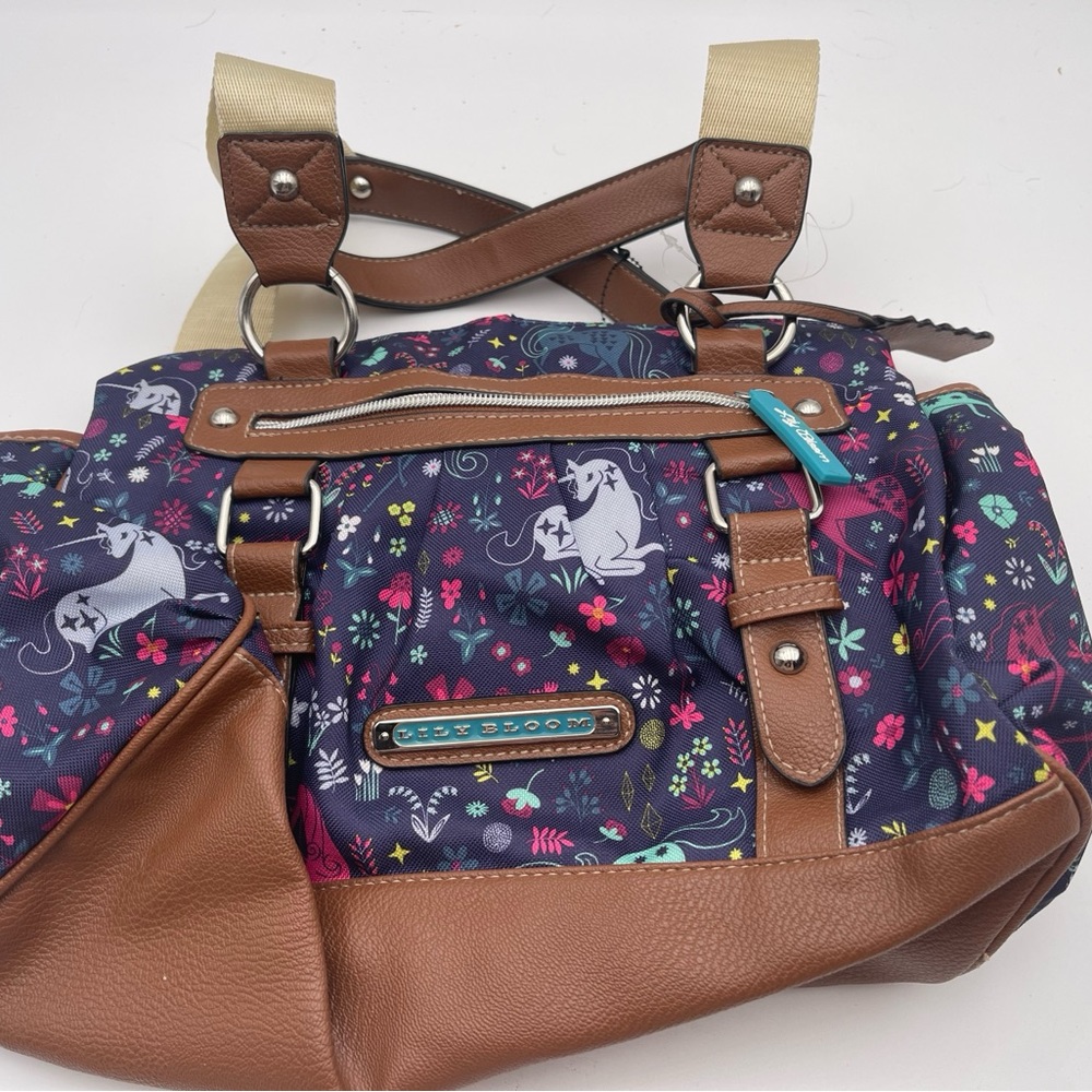 Lily Bloom Unicorn Shoulder Bag Purse